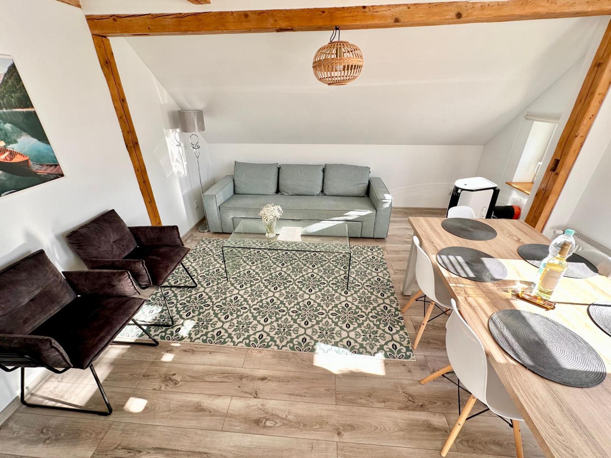 בילאווה Klimatyczny Apartament Nr 8 Z Widokiem Na Gory Sowie מראה חיצוני תמונה