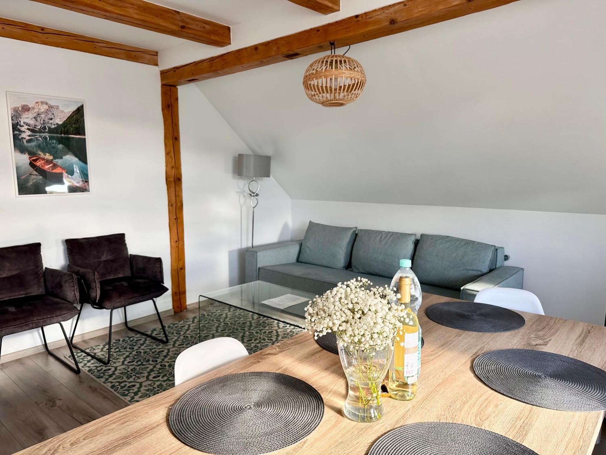 בילאווה Klimatyczny Apartament Nr 8 Z Widokiem Na Gory Sowie מראה חיצוני תמונה